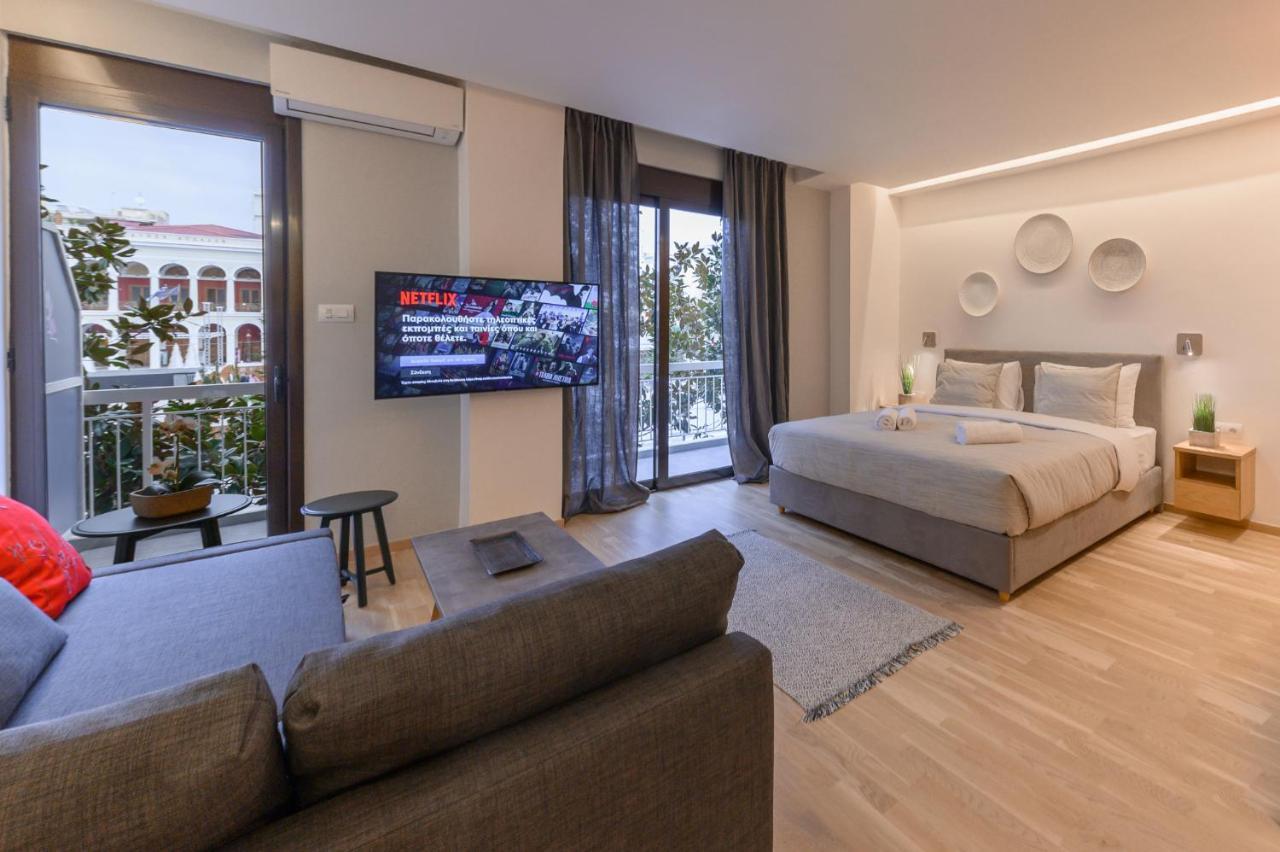 Magnolia City Suite Patras Exteriör bild