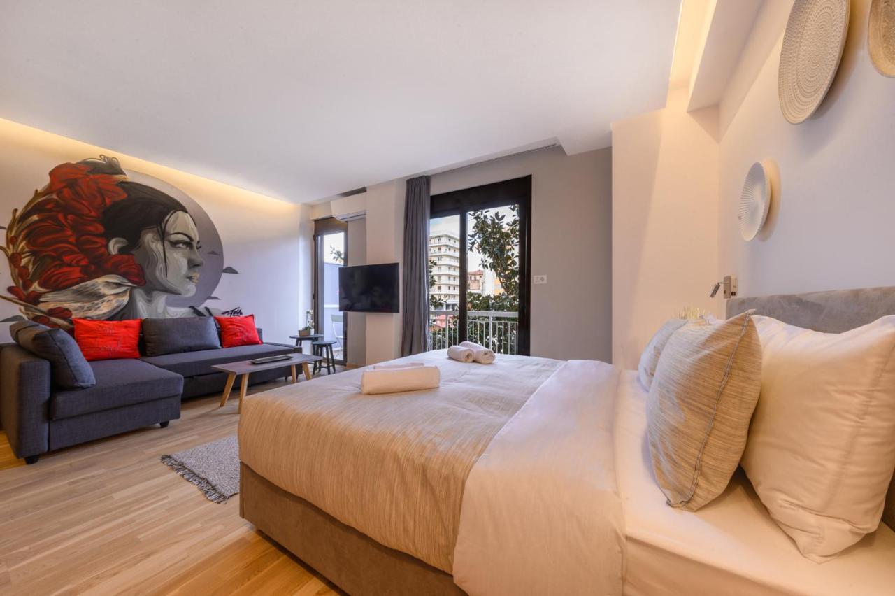 Magnolia City Suite Patras Exteriör bild